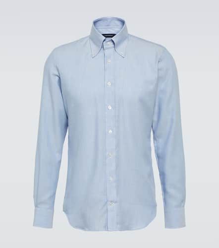 Camicia Oxford in cashmere e cotone - Thom Sweeney - Modalova