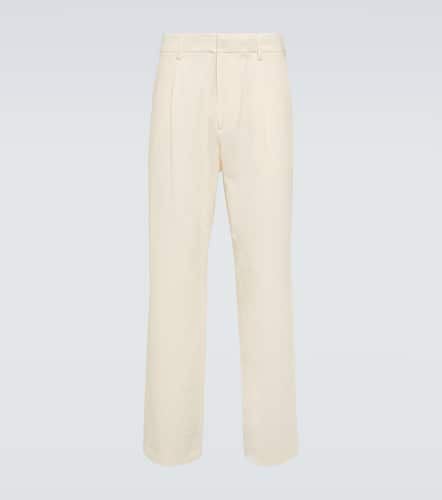 Cotton and silk straight pants - Auralee - Modalova