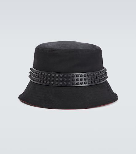 Bobino Spikes canvas bucket hat - Christian Louboutin - Modalova