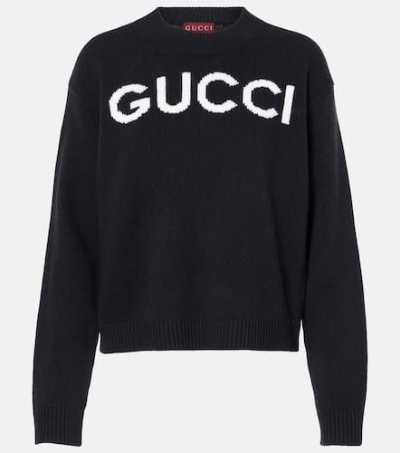 Gucci Logo wool sweatershirt - Gucci - Modalova