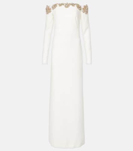 Meline embellished crÃªpe gown - Costarellos - Modalova