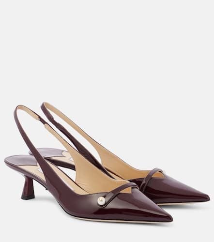 Amita 45 patent leather slingback pumps - Jimmy Choo - Modalova