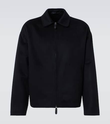 Cashmere-blend blouson - Giorgio Armani - Modalova