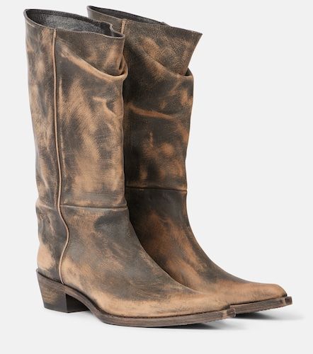 Khaite Clive leather mid-calf boots - Khaite - Modalova