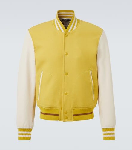 Giacca varsity in lana e pelle - Tom Ford - Modalova
