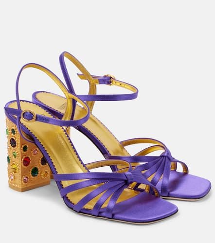 Preshoes 90 embellished satin sandals - Valentino Garavani - Modalova