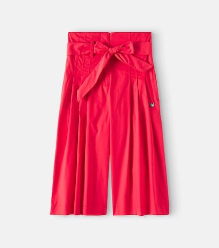 Pantalones de popelín de algodón - Monnalisa - Modalova