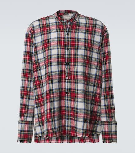 Camicia in cotone a quadri - Greg Lauren - Modalova