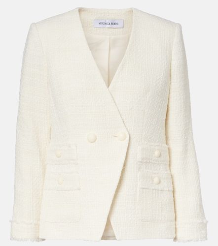 Double-breasted tweed blazer - Veronica Beard - Modalova