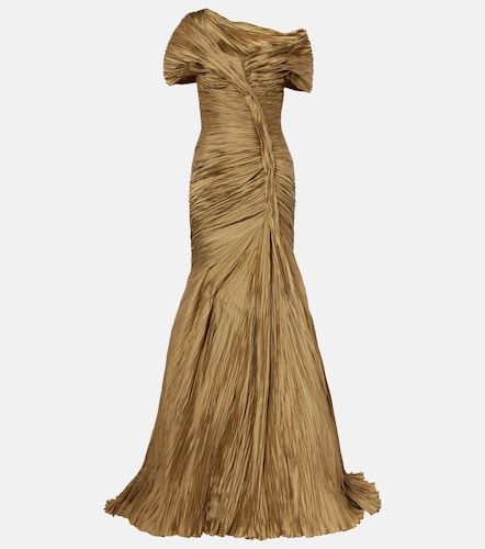 Marmar Halim Off-Shoulder-Robe - Marmar Halim - Modalova