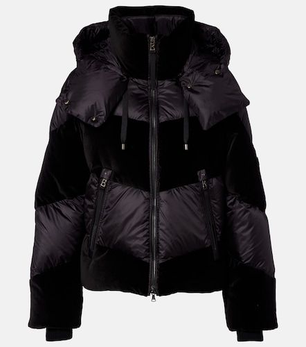 Cathy velvet-trimmed down jacket - Bogner - Modalova
