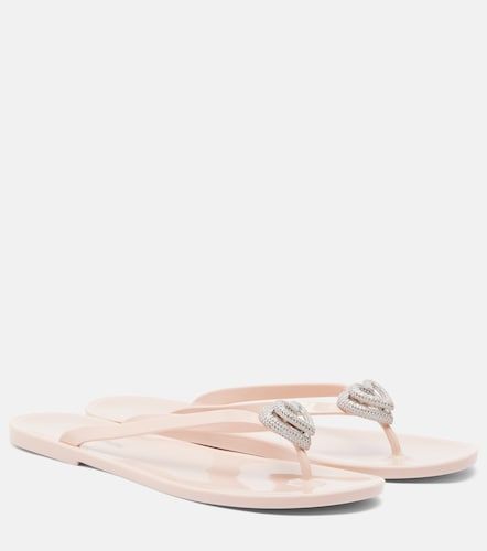 Riviera embellished thong sandals - Mach & Mach - Modalova