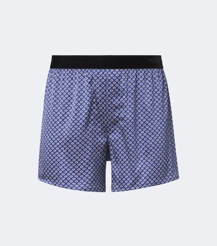 Bedruckte Boxershorts aus einem Seidengemisch - Tom Ford - Modalova