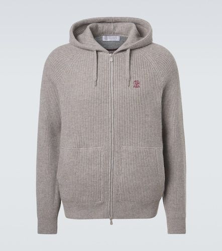 Cardigan aus Rippstrick - Brunello Cucinelli - Modalova
