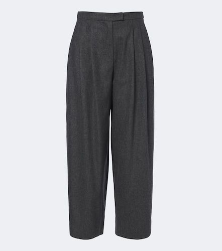Pantaloni a gamba larga in lana plissé - 'S Max Mara - Modalova