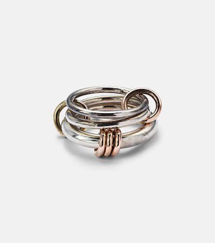 Orion sterling and 18kt gold linked rings - Spinelli Kilcollin - Modalova