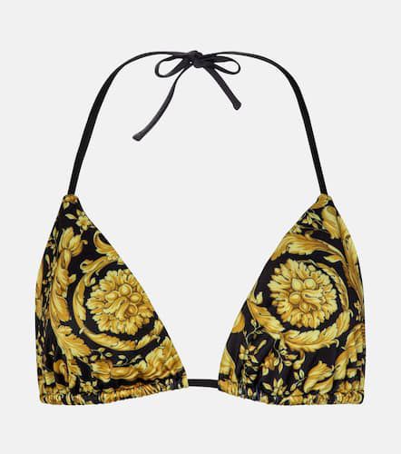 Versace Barocco triangle bikini top - Versace - Modalova