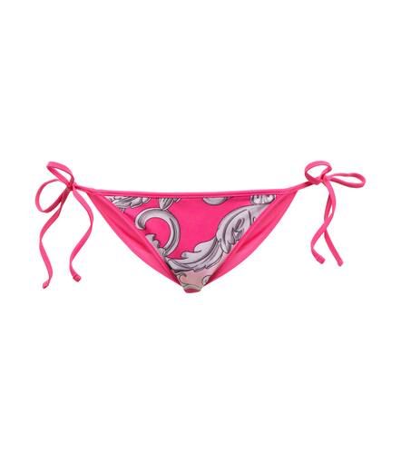 Baroque reversible bikini bottoms - Versace - Modalova