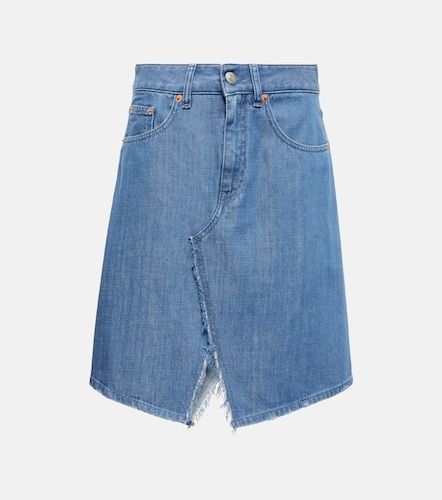 MM6 Maison Margiela Denim miniskirt - MM6 Maison Margiela - Modalova