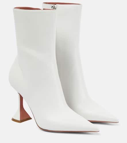 Giorgia Glass 95 leather ankle boots - Amina Muaddi - Modalova