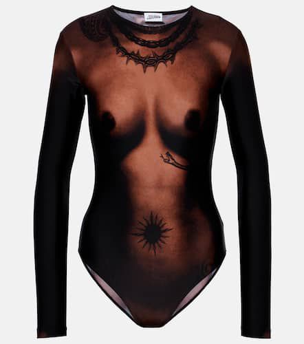 Tattoo trompe-l'Åil jersey bodysuit - Jean Paul Gaultier - Modalova