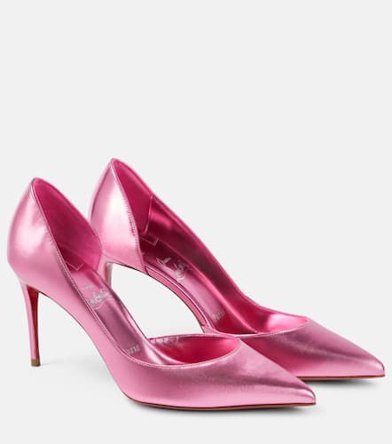 Iriza 85 metallic leather pumps - Christian Louboutin - Modalova