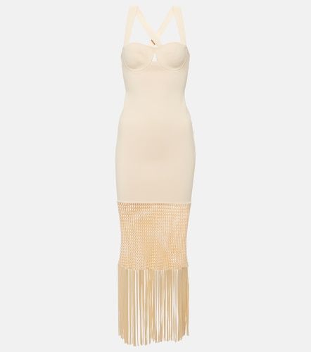 Vestido midi Diana con flecos - Galvan - Modalova