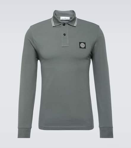 Compass cotton-blend polo sweater - Stone Island - Modalova