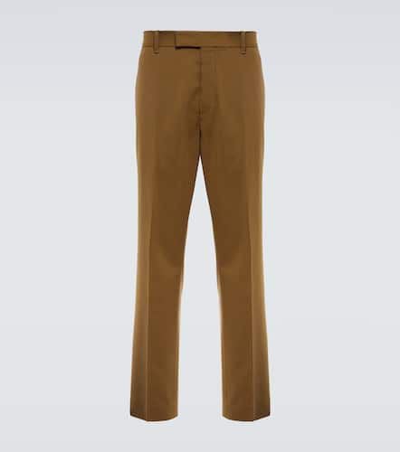 Elijah straight cotton and silk pants - The Row - Modalova