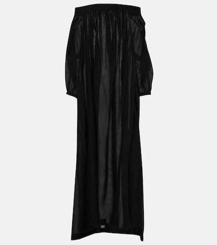 Alaïa Abito lungo con scollo bardot - Alaia - Modalova