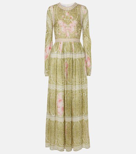 Floral silk georgette maxi dress - Giambattista Valli - Modalova