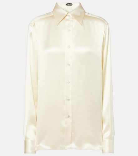 Tom Ford Blusa de charmeuse de seda - Tom Ford - Modalova