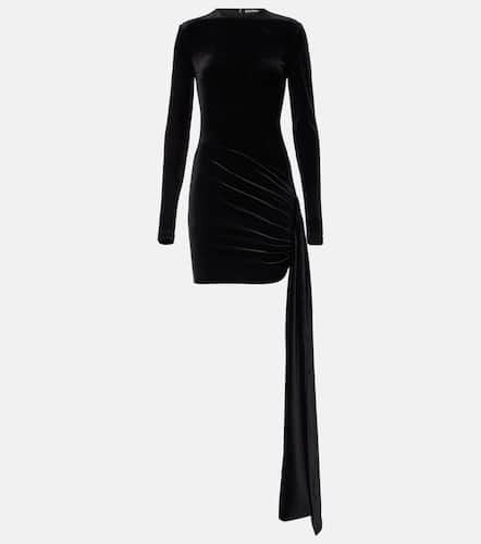 David Koma Ruched velvet minidress - David Koma - Modalova