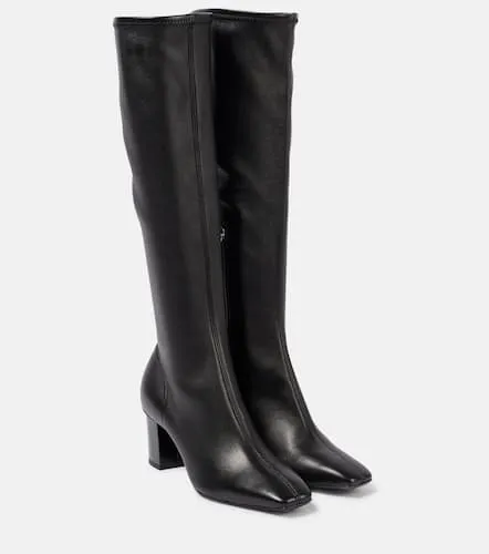 Stretchy leather knee-high boots - Max Mara - Modalova