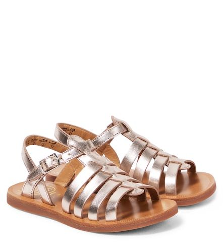 Sandalias Plagette Strap de piel - Pom d'Api - Modalova