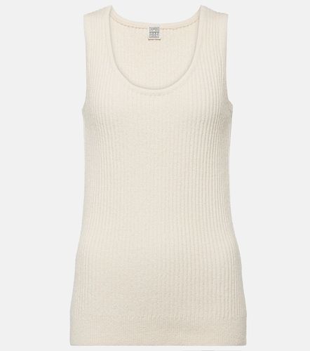 Geripptes Tanktop aus Bouclé aus Baumwollgemisch - Toteme - Modalova