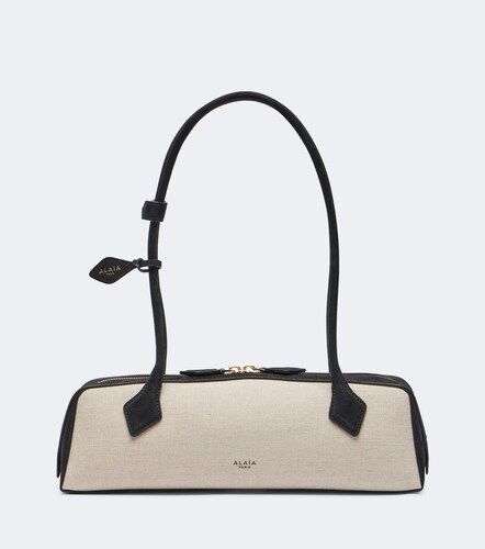 Alaïa Borsa a spalla Le Teckel Medium in canvas - Alaia - Modalova