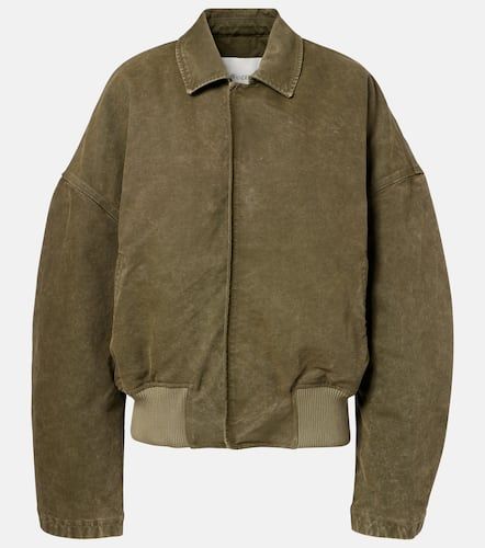 Oversized cotton bomber jacket - JW Anderson - Modalova