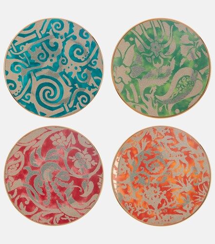 X Fortuny - Set di 4 piatti da dessert in terracotta - L'Objet - Modalova