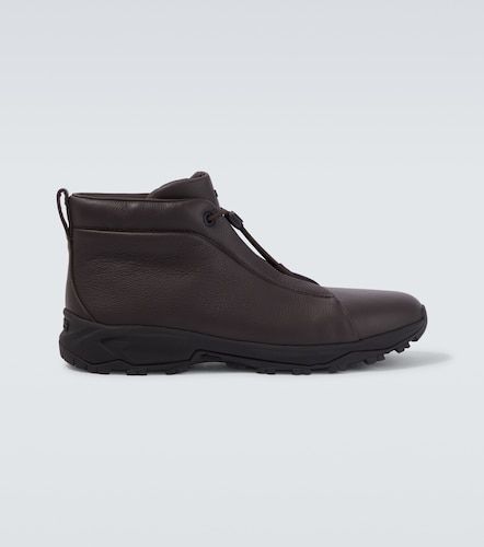 Triple Stitch Vetta leather sneakers - Zegna - Modalova