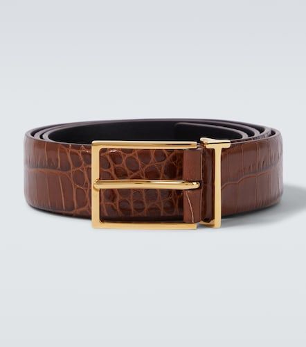 T Loop croc-effect leather belt - Tom Ford - Modalova
