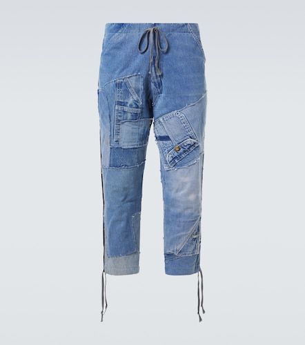 Jeans rectos de patchwork - Greg Lauren - Modalova