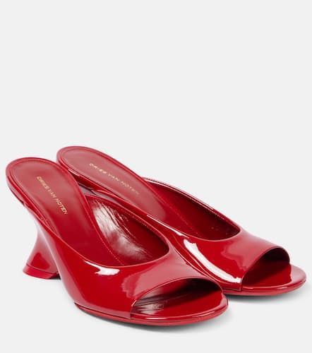 Patent leather wedge mules - Dries Van Noten - Modalova