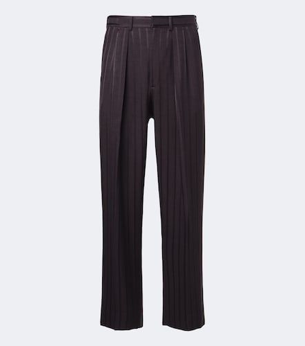 Pantalones rectos en jacquard a rayas - Tom Ford - Modalova