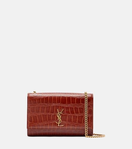 Kate Small croc-effect leather shoulder bag - Saint Laurent - Modalova
