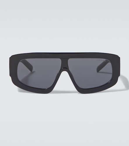 Prada Logo shield sunglasses - Prada - Modalova