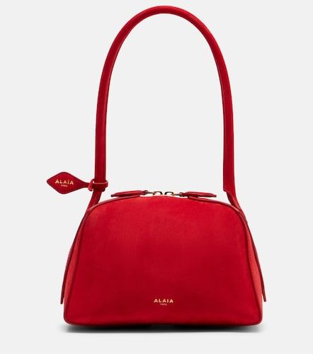 Le Bouledogue Small suede shoulder bag - Alaia - Modalova
