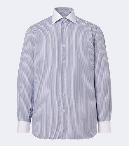 Camicia William in popeline di cotone a righe - Brioni - Modalova