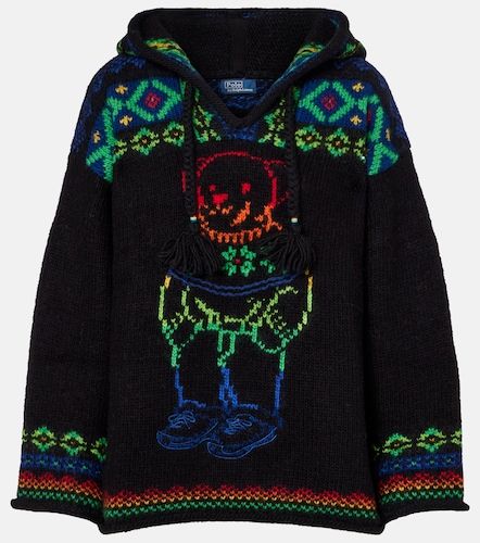 Pullover in lana con cappuccio - Polo Ralph Lauren - Modalova