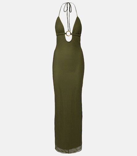 Vestido largo Emma de croché con cuello halter - Montce - Modalova